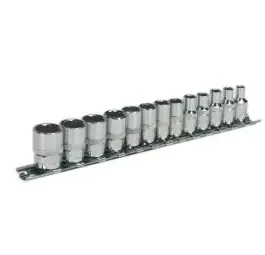 13pc 1/4″Sq Drive 12pt WallDrive® Socket Set