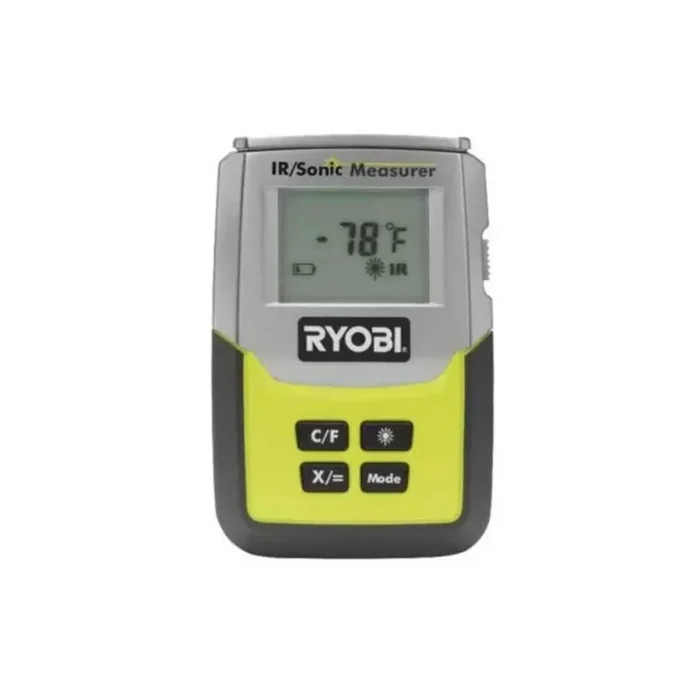 3 IN 1 INFRARED THERMOMETER, SONIC DISTANCE MEASURER, LASER POINTER – Factory Reconditioned