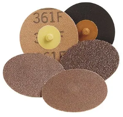 3M 50mm 240 Grit Aluminium Oxide 361F/363F Holder 3 Green Abrasive Disc