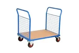 500 Series Platform Trucks with Mesh Panels Premium Secure Transport Solution by Hall-Fast