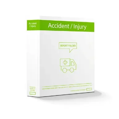 Accident Report Book Folder