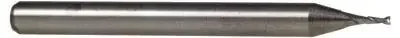 Accupro 1.9 x 5.7 x 38mm 4 Flute Solid Carbide Uncoated Square End Mill with Straight Shank