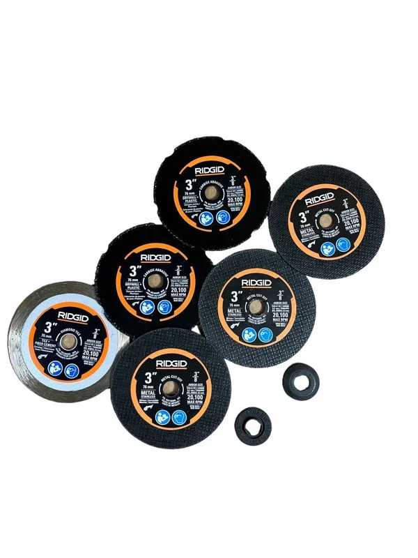 CLEARANCE RIDGID Cut-Off Wheel Set (6-Piece)