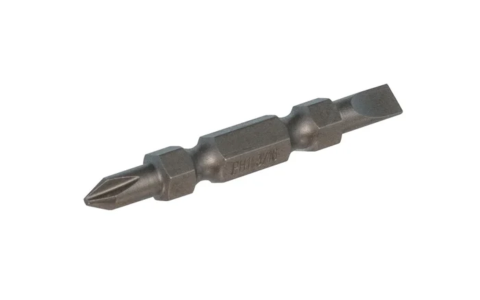 Double End Insert Bit – No. 1 Phillips & 3/16″ Slot