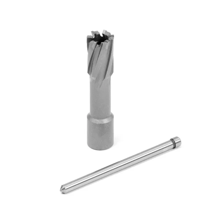 Evolution CT750L – 3/4 in. Width x 2 in. Depth Annular Carbide Tipped Cutter with 3/4 Inch Weldon Shank and Pilot Pin included