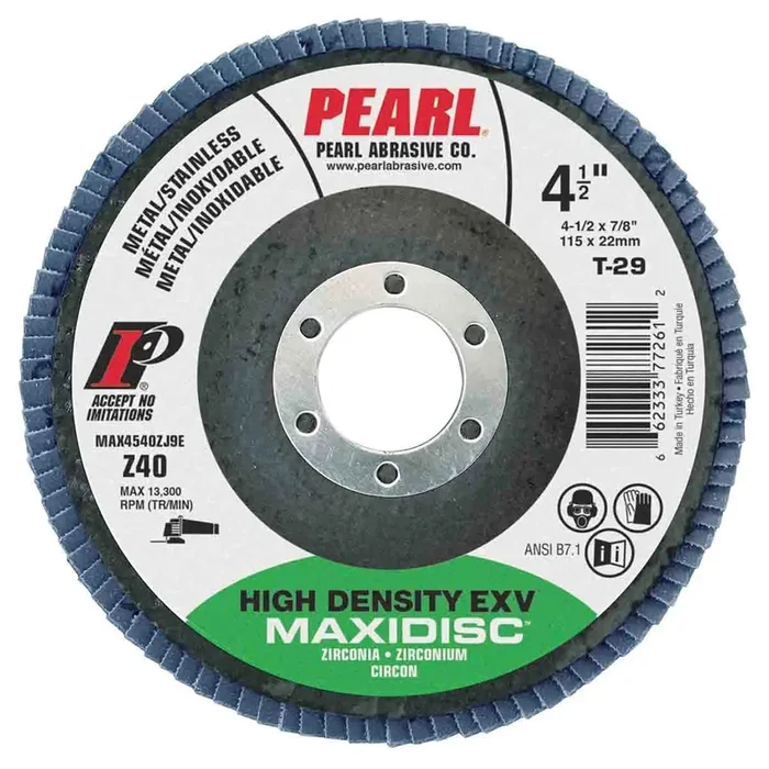 EXV Zirconia Maxidisc High Density Flap Disc 4-1/2″ x 7/8″ T29