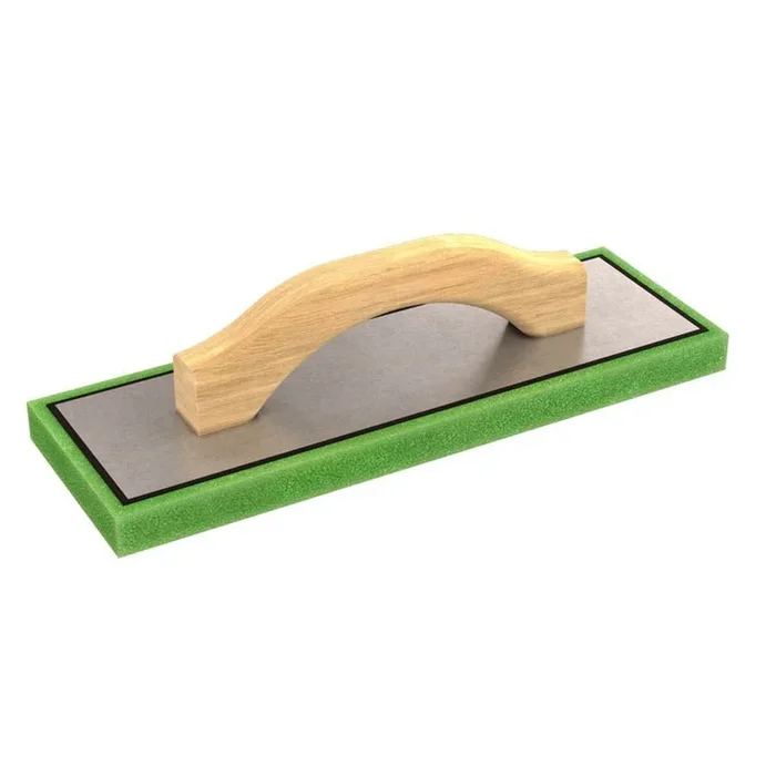 Fine Green Foam Float – 12″ X 4″ X 3/4″ With Wood Handle