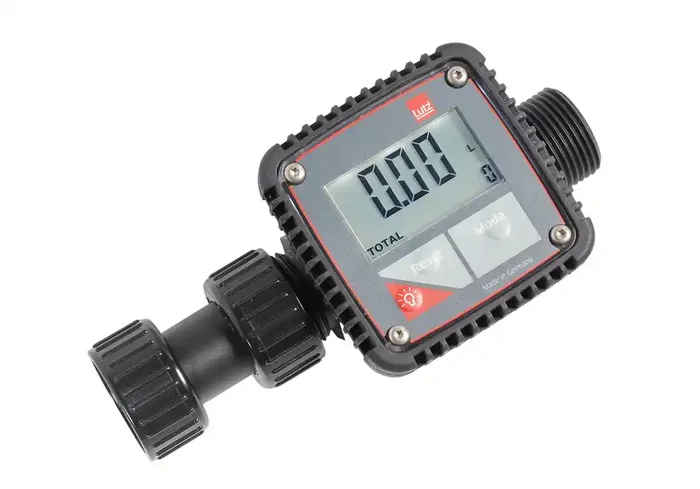 Flowmeter in PP for laboratory use, pump connection 1 thread