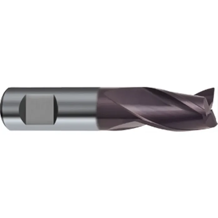 Guhring 1 x 2 x 38mm 3 Flute Solid Carbide FIRE Coated Square End Mill with Weldon Shank 5573