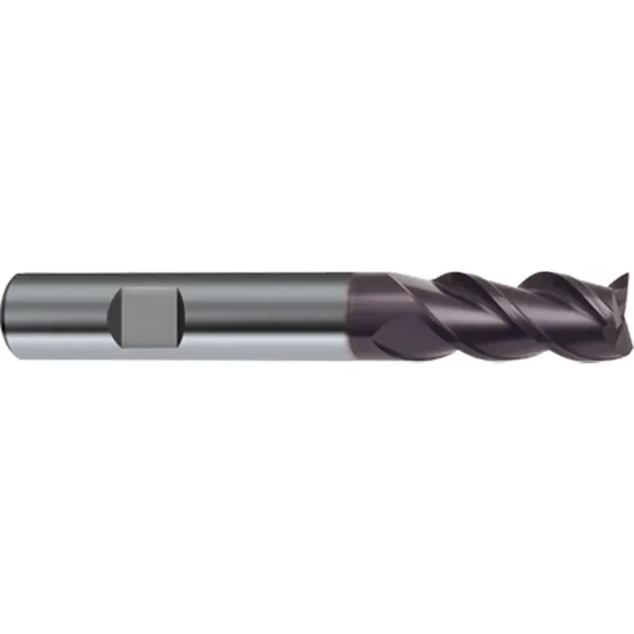 Guhring 10 x 19 x 72mm 3 Flute Solid Carbide FIRE Coated Square End Mill with Weldon Shank 5546
