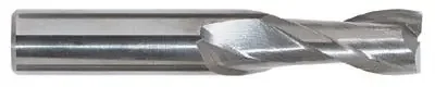Hertel 8 x 16 x 63mm 3 Flute Solid Carbide Uncoated Square End Mill with Weldon Shank