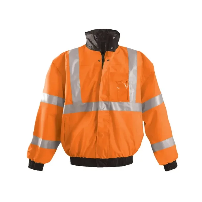 Hi-Vis Orange Premium Four-Way Original Bomber Jacket 5X LUX-TJBJ-O5X
