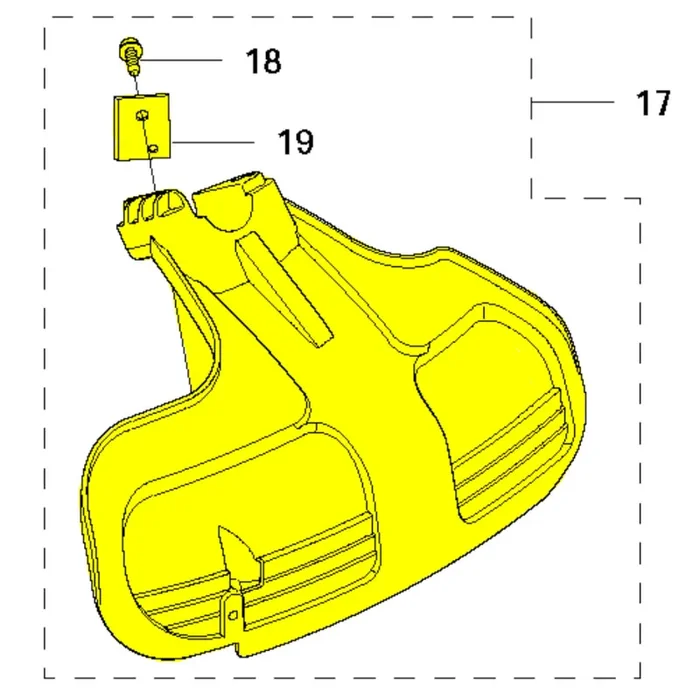Husqvarna 502448101 TRIMMER GUARD ASSY