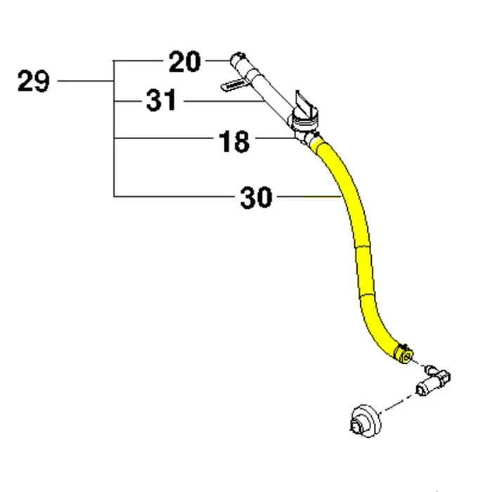 Husqvarna Gas Line 10″ 539932956