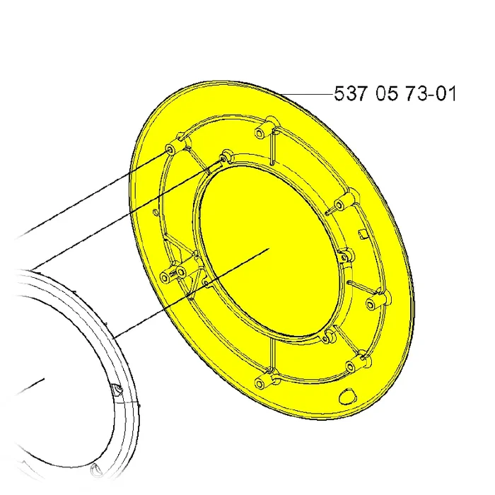 Husqvarna Guide Plate 537057301