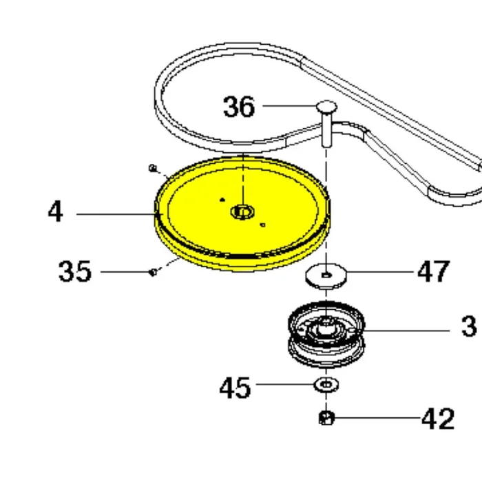 Husqvarna Pulley Input 539101964