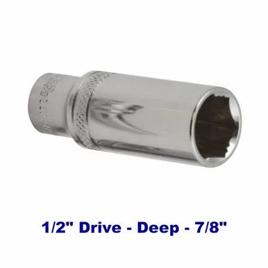 Kincrome K26198 – LOK-ON Deep Socket 7/8″ 1/2″ Drive