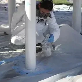 Leakproof Plastic Painter Drop Cloths