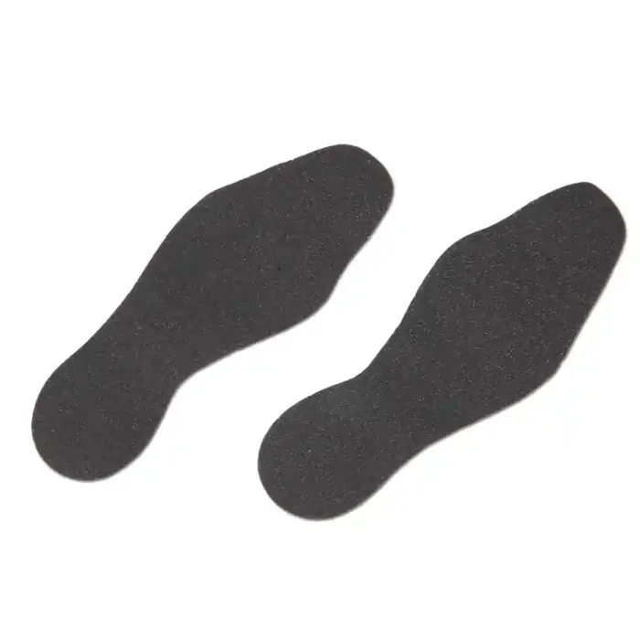 m2 anti-slip tape™, direction marking, flexible, black, shoe, 95 x 265 mm (1 pair), pack = 10 pcs