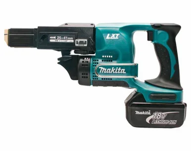 Makita DFR450RFEX – 18V Autofeed Screwdriver Kit (2 x 3.0Ah)