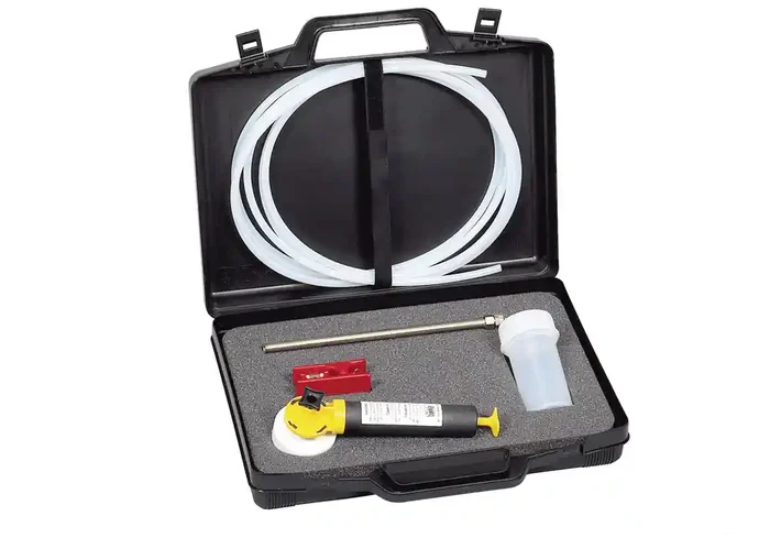 MiniSampler in PTFE, set with pump, can, suction tube, stainless steel weight, seals