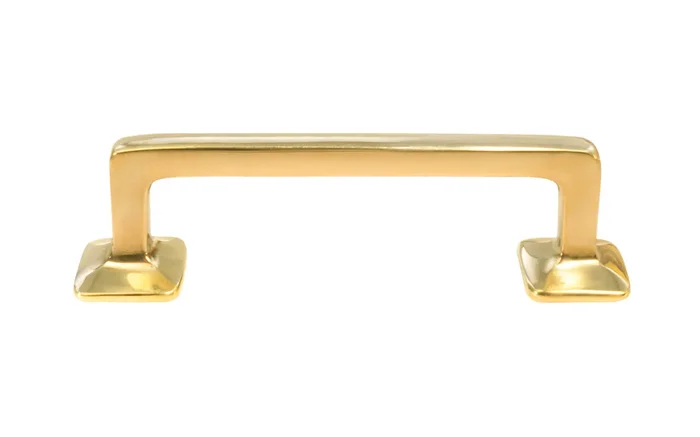 Mission-Style Solid Brass Pull ~ 3″ On Centers