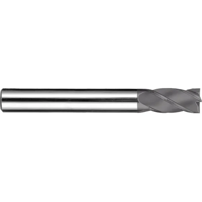 SGS 1/8 x 1/2 x 1-1/2in 4 Flute Solid Carbide Ti-NAMITE-A Coated Square End Mill with Straight Shank 30198