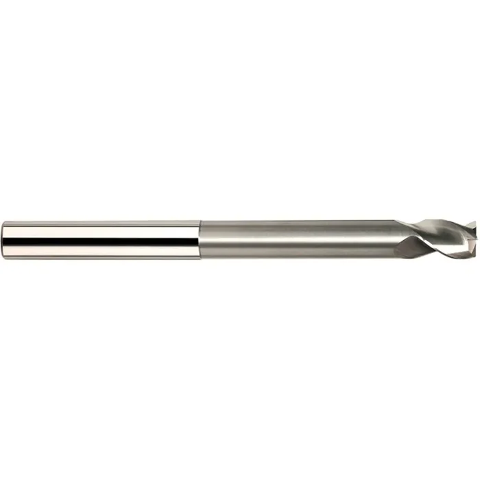 SGS 6 x 10 x 63mm 3 Flute Solid Carbide Uncoated 38° Helix End Mill with 1mm Radius 44770