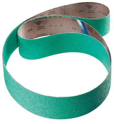 Sia Abrasives 50 x 3450mm 80 Grit Zirconia Premium Cloth Belt 2803