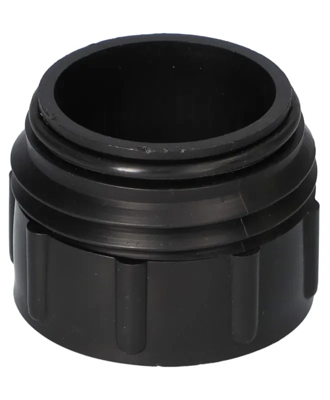 Special thread adapter SG 3, 2″ fine (I) to 2″ Mauser coarse Viton (A), black