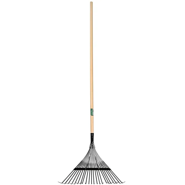 Union Tools 22 In. Metal Leaf Rake w/ Wood Handle