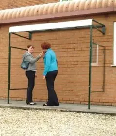 Wall Mounted Smoking Shelters