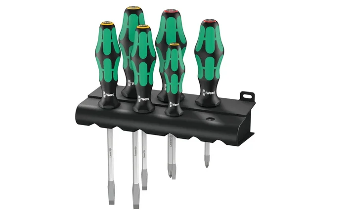 Wera 6-PC Screwdriver Set & Rack “334/SK/6”