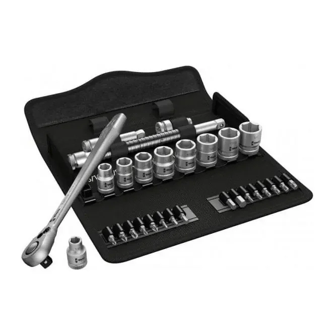 Wera 8 Zyklop Metal Ratchet Set with Switch Lever (8100SB) (29 Piece)