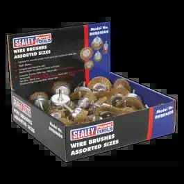Wire Brushes Assorted Sizes (Display Box of 40)