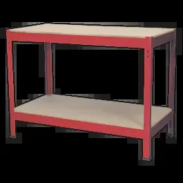 Workbench 1.2mtr Steel Wooden Top
