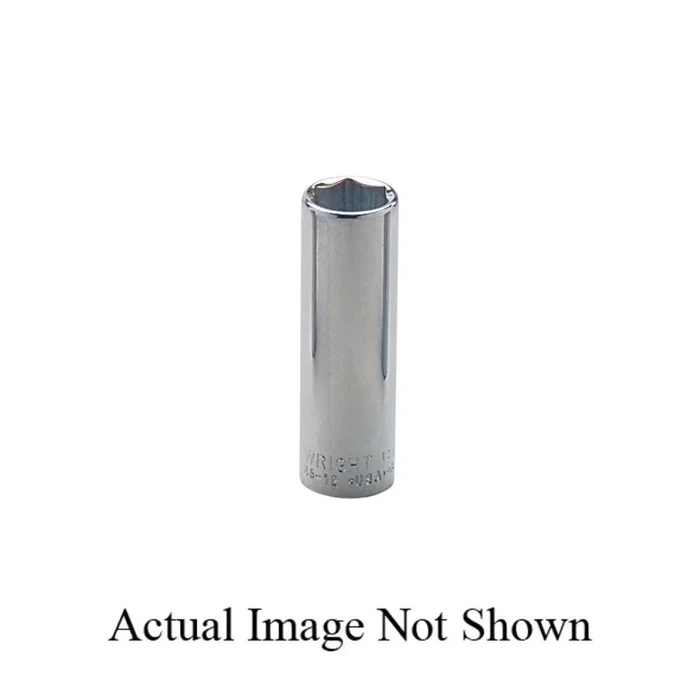 Wright Tool 35-14MM 14mm x 3/8″ Drive 6 Point Deep Metric Socket