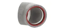 Zehnder GD Round Ducting, Insulated GD8 45 Deg Bend Dia 125 mm