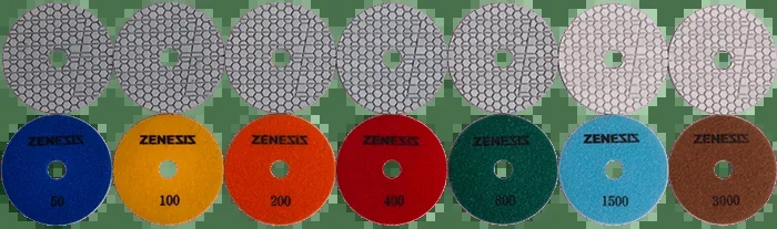 Zenesis™ Hybrid White Resin Polishing Pads