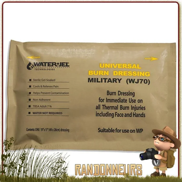 Zoll 8911-000270-01 Water-Jel 19″ X 11″ Universal Burn Dressing (WJ70)